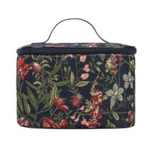 Bolsa de higiene Signare Morning Garden Black Design para mulheres Bolsa de higiene Signare Morning Garden Black Design para mulheres