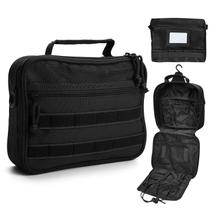 Bolsa de higiene SUNRISING Tactical Hanging Travel Dopp Kit preta