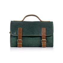 Bolsa de higiene suspensa KoMalc Premium Buffalo Leather Green