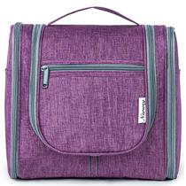 Bolsa de higiene suspensa Narwey para mulheres que viajam em roxo escuro