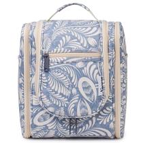 Bolsa de higiene suspensa Narwey Travel Makeup Organizer Blue