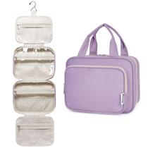 Bolsa de higiene suspensa Narwey Travel Makeup Organizer Purple