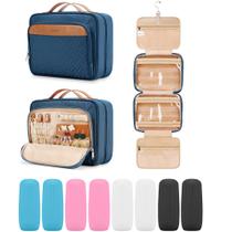 Bolsa de higiene suspensa para viagem COOSKY com tampas de silicone para garrafas Bolsa de higiene suspensa para viagem COOSKY com tampas de silicone para garrafas