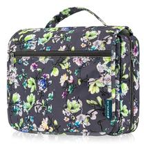 Bolsa de higiene suspensa PAVILIA Travel Organizer resistente à água Bolsa de higiene suspensa PAVILIA Travel Organizer resistente à água