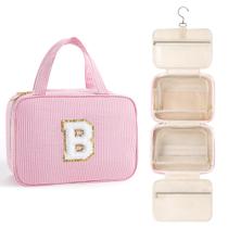 Bolsa de higiene suspensa TOPEAST para mulheres - Makeup & Travel Pink