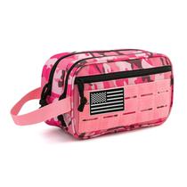 Bolsa de higiene tática QT&QY para mulheres e homens 25x11x15 cm Bolsa de higiene tática QT&QY para mulheres e homens 25x11x15 cm