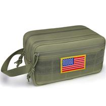 Bolsa de higiene TATICSM Dry Wet Separate Travel Green para homens