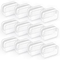 Bolsa de higiene TISRATOK Transparent Cosmetic Travel 12 unidades Bolsa de higiene TISRATOK Transparent Cosmetic Travel 12 unidades