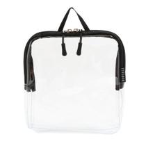 Bolsa de higiene transparente de tamanho de um quarto aprovada pela TSA BORSALI Black Bolsa de higiene transparente de tamanho de um quarto aprovada pela TSA BORSALI Black