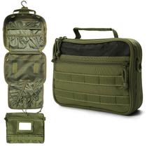 Bolsa de higiene VELVEBAG masculina de viagem pendurada verde impermeável Bolsa de higiene VELVEBAG masculina de viagem pendurada verde impermeável