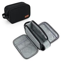 Bolsa de higiene Wedama Handheld Travel impermeável Masculina preta Bolsa de higiene Wedama Handheld Travel impermeável Masculina preta