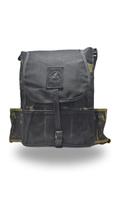 Bolsa de Inspeção em Lona Encerada - Preto com Camuflado