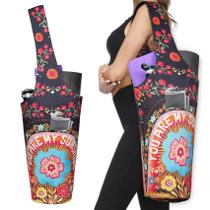 Bolsa de ioga Bagyg Long Tote com bolsos para tapetes da maioria dos tamanhos Bolsa de ioga Bagyg Long Tote com bolsos para tapetes da maioria dos tamanhos