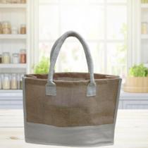 Bolsa de juta com alça de algodão Resistente30X40X12CM