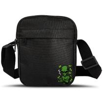 Bolsa de Lado Shoulder Bag Pequena Transversal ET DTF Premium Mini Pochete Preta Bolsa de Lado Shoulder Bag Pequena Transversal ET DTF Premium Mini Pochete Preta