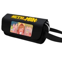 Bolsa de lápis Anime Caixa de lápis impermeável de nylon 20x10x6cm Bolsa de lápis Anime Caixa de lápis impermeável de nylon 20x10x6cm