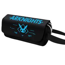 Bolsa de lápis Arknights Anime Caixa de lápis de nylon impermeável Bolsa de lápis Arknights Anime Caixa de lápis de nylon impermeável