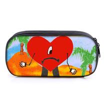 Bolsa de lápis Bads Bunnys Anime Big Capacity à prova d'água