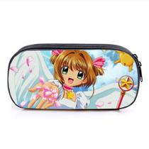 Bolsa de lápis Cards Captors Sakura Kinomoto Anime Pen Oxford Bolsa de lápis Cards Captors Sakura Kinomoto Anime Pen Oxford