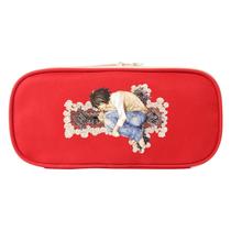 Bolsa de lápis Death Note Yagami Light Anime Poliéster 19,5x4,5x5cm