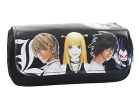 Bolsa de lápis Deaths Notes MisaMisa Anime Big Capacity Bolsa de lápis Deaths Notes MisaMisa Anime Big Capacity