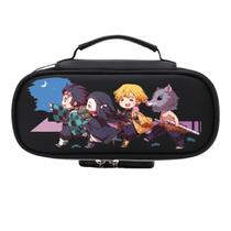 Bolsa de lápis Demons Slayers Kamados Tanjirous Poliéster 20x6x8cm