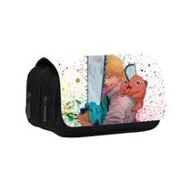 Bolsa de lápis Denjis Anime Caixa de lápis impermeável Oxford 20x7,5x10cm Bolsa de lápis Denjis Anime Caixa de lápis impermeável Oxford 20x7,5x10cm