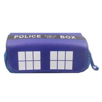Bolsa de lápis Doctors Who's Police Box Cartoon Anime Canvas