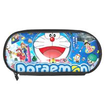 Bolsa de lápis Doraemons Anime Pencil Box Big Capacity Oxford Bolsa de lápis Doraemons Anime Pencil Box Big Capacity Oxford