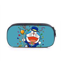 Bolsa de lápis Doraemons Anime Pencil Box de poliéster de grande capacidade Bolsa de lápis Doraemons Anime Pencil Box de poliéster de grande capacidade