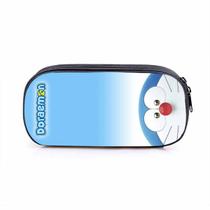 Bolsa de lápis Doraemons Anime Pencil Box de poliéster de grande capacidade Bolsa de lápis Doraemons Anime Pencil Box de poliéster de grande capacidade