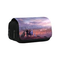 Bolsa de lápis Elsa's Olaf Anime Caixa de lápis impermeável Oxford Bolsa de lápis Elsa's Olaf Anime Caixa de lápis impermeável Oxford