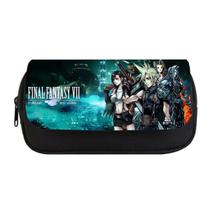 Bolsa de lápis Final Fantasy Clouds Strifes para crianças 22x11,5 x 10 cm Bolsa de lápis Final Fantasy Clouds Strifes para crianças 22x11,5 x 10 cm