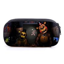Bolsa de lápis Five Nights Freddy Cartoon Anime PVC para crianças Bolsa de lápis Five Nights Freddy Cartoon Anime PVC para crianças