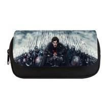 Bolsa de lápis Games of Thrones Jon Snow Anime 22x11,5x10cm