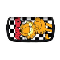 Bolsa de lápis Garfields Anime de poliéster impermeável de grande capacidade