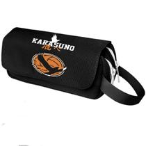 Bolsa de lápis Haikyuuss de poliéster de grande capacidade à prova d'água