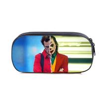 Bolsa de lápis Jokers Anime de grande capacidade de poliéster impermeável