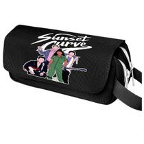 Bolsa de lápis Julie and the Phantoms de poliéster de grande capacidade Bolsa de lápis Julie and the Phantoms de poliéster de grande capacidade