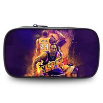 Bolsa de lápis Kobes Bryants Caixa de lápis Anime impermeável 20x5x10cm Bolsa de lápis Kobes Bryants Caixa de lápis Anime impermeável 20x5x10cm