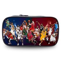 Bolsa de lápis Kobes Bryants James Irving Anime Pencil Box Big C