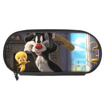 Bolsa de lápis Looney Tunes Bugs Bunny Oxford Impermeável 20x5x10cm