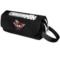 Bolsa de lápis Mans Pochitas Anime Caixa de lápis impermeável 21x7x11cm