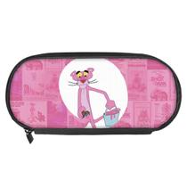 Bolsa de lápis Pink Panthers Anime Big Capacity Oxford 20x5x10cm Bolsa de lápis Pink Panthers Anime Big Capacity Oxford 20x5x10cm