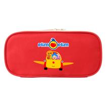 Bolsa de lápis Plims Plims Anime Caixa de lápis poliéster impermeável