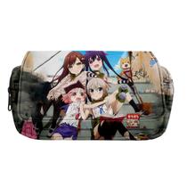 Bolsa de lápis SchoolsLives Sakuras Megumis de poliéster impermeável