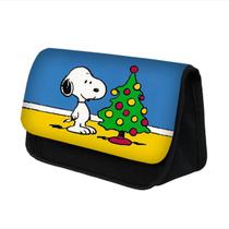 Bolsa de lápis Snoopys Anime Pencil Box poliéster impermeável Bolsa de lápis Snoopys Anime Pencil Box poliéster impermeável