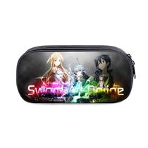Bolsa de lápis Sword Art Online Kirito Anime Nylon Waterproof