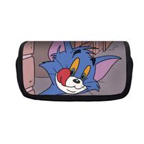 Bolsa de lápis Tom and Jerry Anime de poliéster de grande capacidade Bolsa de lápis Tom and Jerry Anime de poliéster de grande capacidade