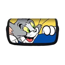 Bolsa de lápis Tom and Jerry Anime de poliéster de grande capacidade